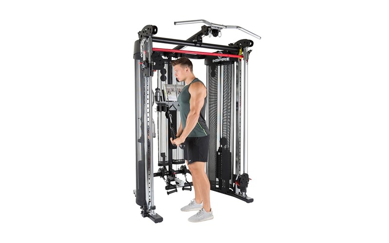Functional Trainer FT2 mit Bank+ Beincurl, Inspire by Hammer
