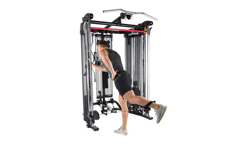Functional Trainer FT2 mit Bank+ Beincurl, Inspire by Hammer